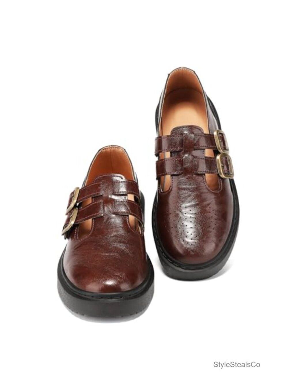 Women's Classic Mary Jane Flats - Comfortable Lightweight Casual Dress Shoes